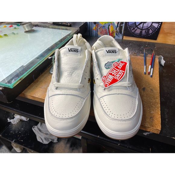 Vans Lowland CC Big Cat Marshmallow Leopard Siz US 10.5 Men New Rare VN0A4TZY1VQ - Picture 2 of 7